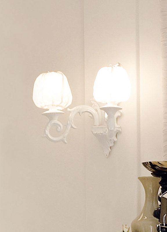 <strong>BS16</strong> applique ceramica 2 luci L. 35 x H. 50 cm