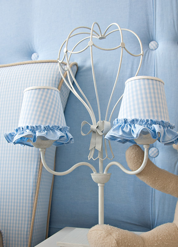 <strong>2032</strong> lumetto mongolfiera 2 luci L. 31 x P. 13 x H. 57 cm