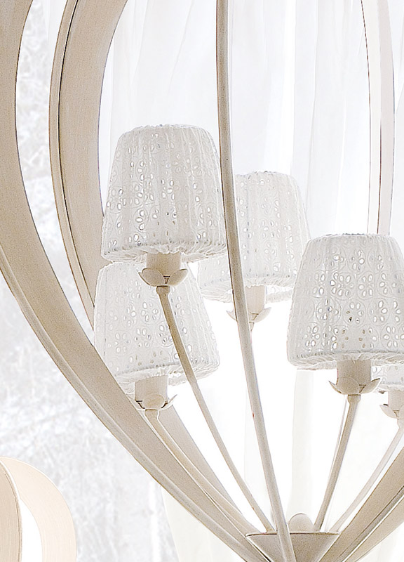 <strong>PAR01</strong> paralume in tessuto 
Ø 14 x H. 14 cm