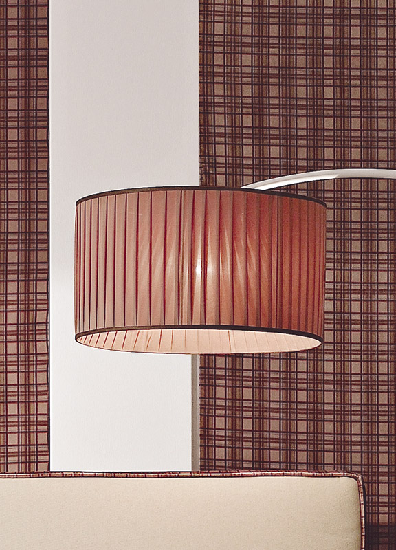 <strong>PAR08</strong> paralume rotondo per piantana plissè Ø 45 x H. 25 cm 